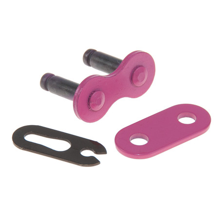KMC 420H connecting link, pink KMC 420H connecting link, pink